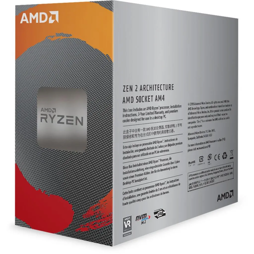 Процесор AMD Ryzen 5 3600 (3.6GHz 32MB 65W AM4) Box (100-100000031SBX) - мініатюра 4