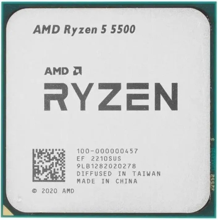 Процесор AMD Ryzen 5 5500 (3.6GHz 16MB 65W AM4) Tray (100-000000457) - зображення 1