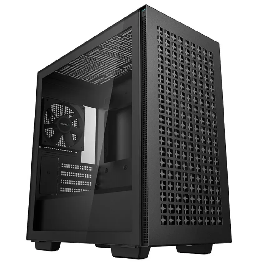 Корпус DeepCool CH370 Black (R-CH370-BKNAM1-G-1) без БЖ - зображення 1