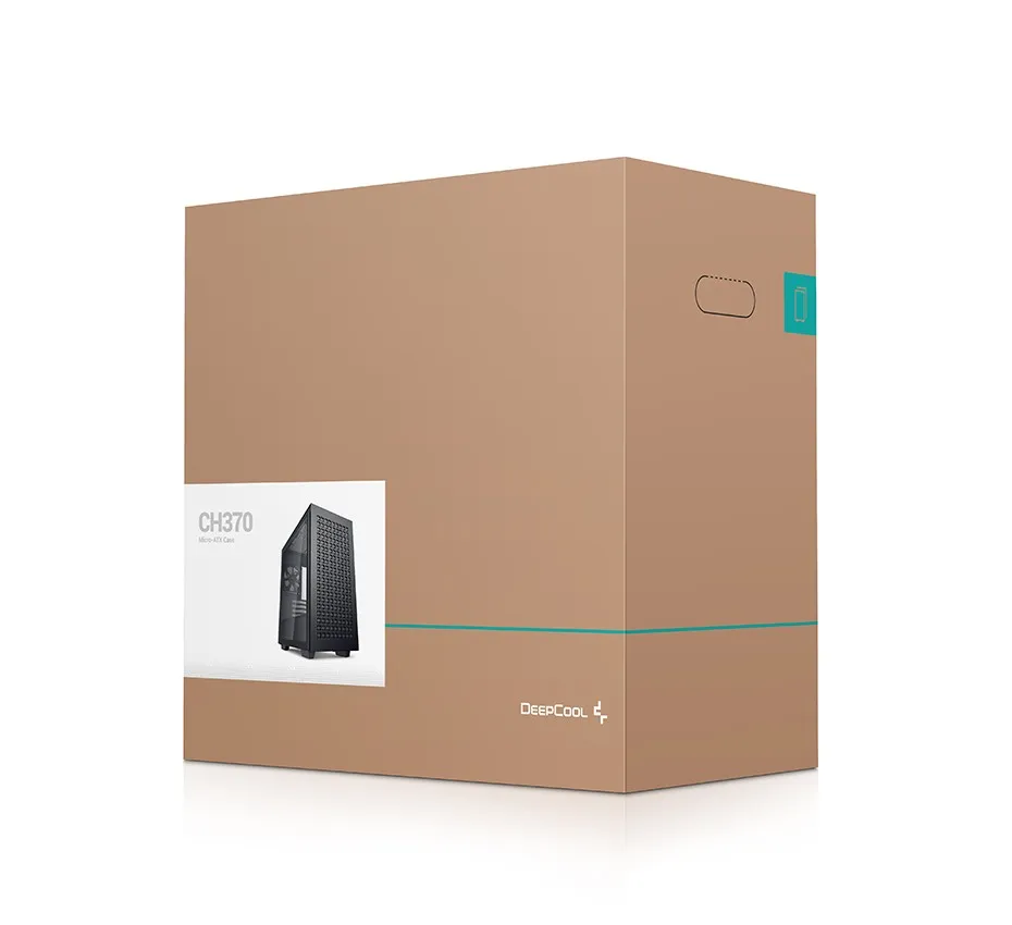 Корпус DeepCool CH370 Black (R-CH370-BKNAM1-G-1) без БЖ - мініатюра 12