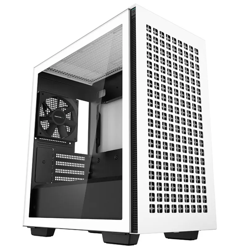 Корпус DeepCool CH370 White (R-CH370-WHNAM1-G-1) без БЖ - зображення 1