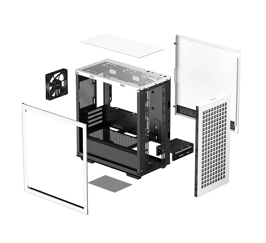 Корпус DeepCool CH370 White (R-CH370-WHNAM1-G-1) без БЖ - мініатюра 11
