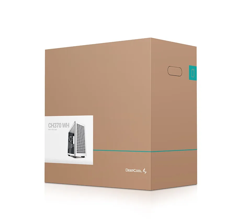 Корпус DeepCool CH370 White (R-CH370-WHNAM1-G-1) без БЖ - мініатюра 12