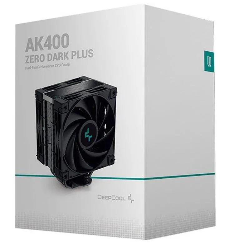 Кулер процесорний DeepCool AK400 Zero Dark Plus (R-AK400-BKNNMD-G-1) - мініатюра 2