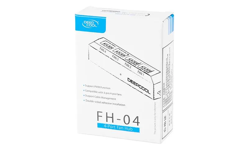 Контролер для вентиляторів DeepCool FH-04 (DP-F04PWM-HUB) - мініатюра 4