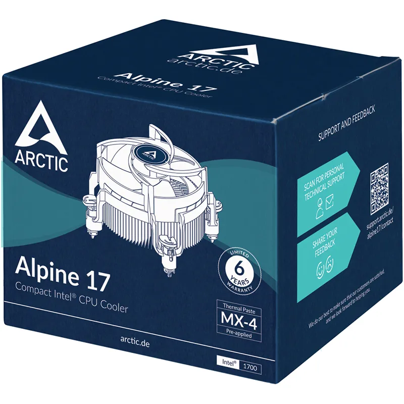 Кулер процесорний Arctic Alpine 17 (ACALP00040A) - мініатюра 8