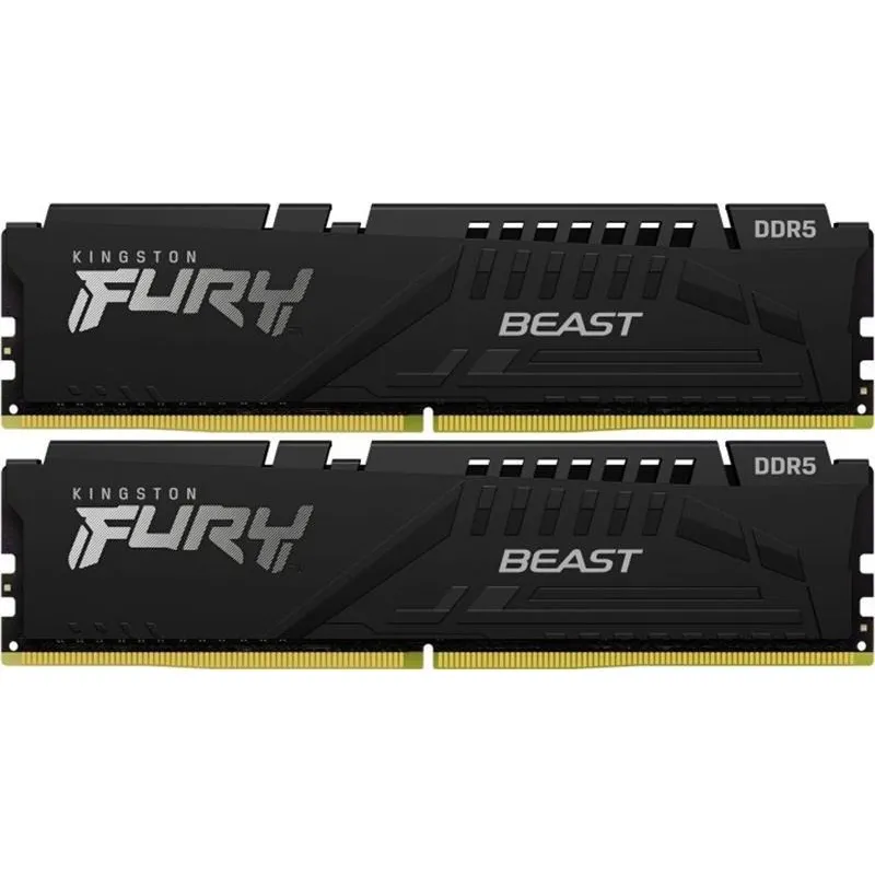 Модуль пам`яті DDR5 2x16GB/5600 Kingston Fury Beast Black (KF556C36BBEK2-32) - зображення 1