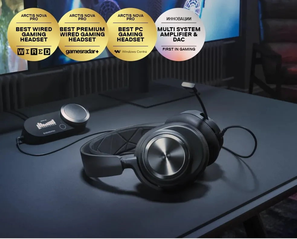 Гарнітура SteelSeries Arctis Nova Pro Black (61527) - мініатюра 8