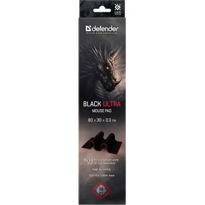 Килимок для мишки Defender Ultra Black (50561) - мініатюра 4