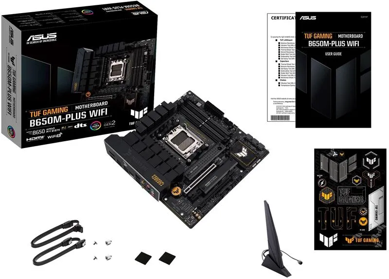 Материнська плата Asus TUF Gaming B650M-PLUS WiFi Socket AM5 - мініатюра 8