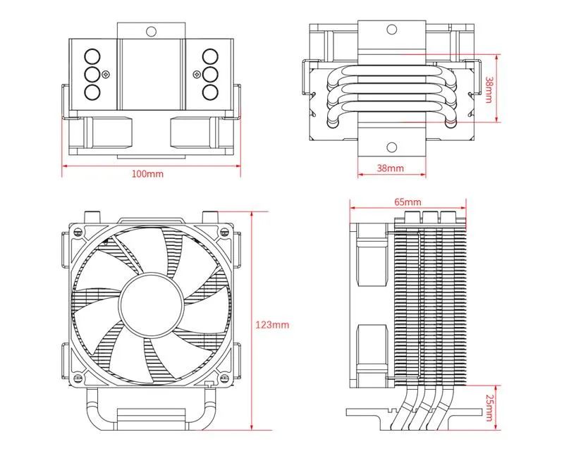 Кулер процесорний ID-Cooling SE-903-XT - мініатюра 6