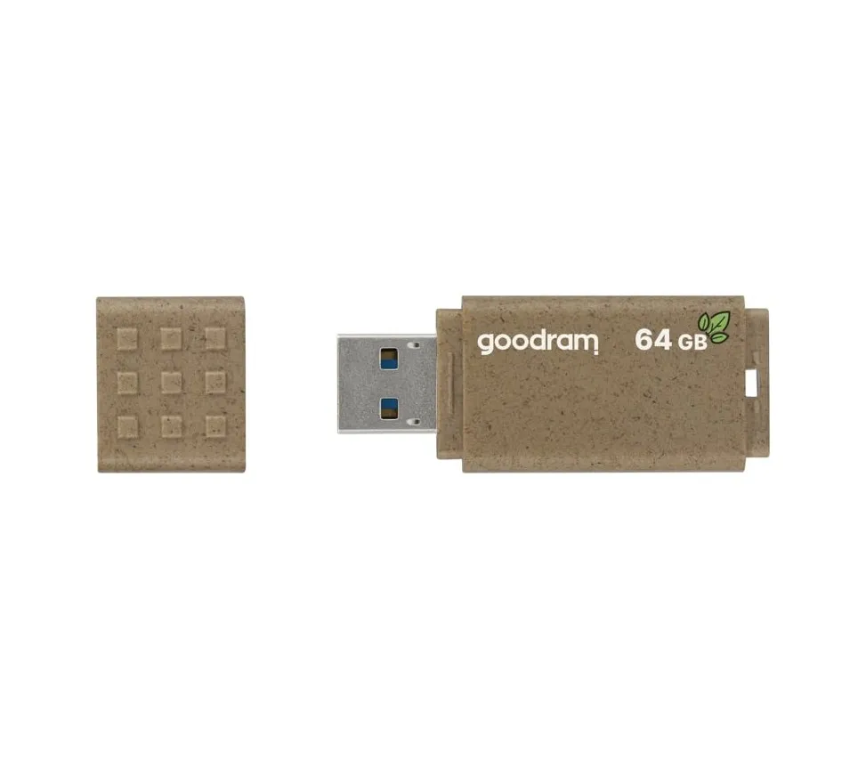 Флеш-накопичувач USB3.2 64GB Goodram UME3 Eco Friendly (UME3-0640EFR11) - мініатюра 2