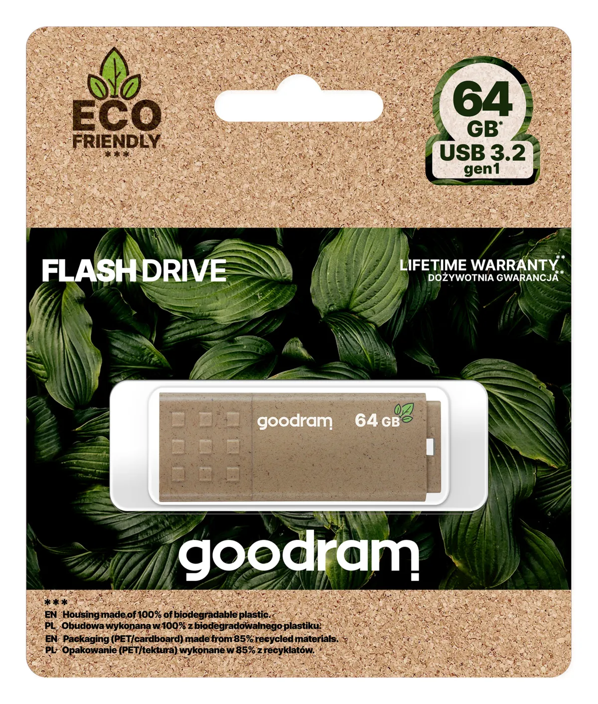 Флеш-накопичувач USB3.2 64GB Goodram UME3 Eco Friendly (UME3-0640EFR11) - мініатюра 6