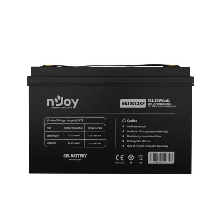 Акумуляторна батарея Njoy GE10012KF 12V 100AH (BTVGCAHOCHKKFCN01B) GEL - мініатюра 5