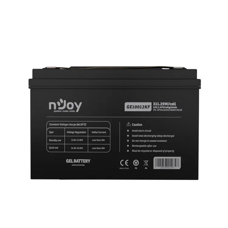 Акумуляторна батарея Njoy GE10012KF 12V 100AH (BTVGCAHOCHKKFCN01B) GEL - мініатюра 6