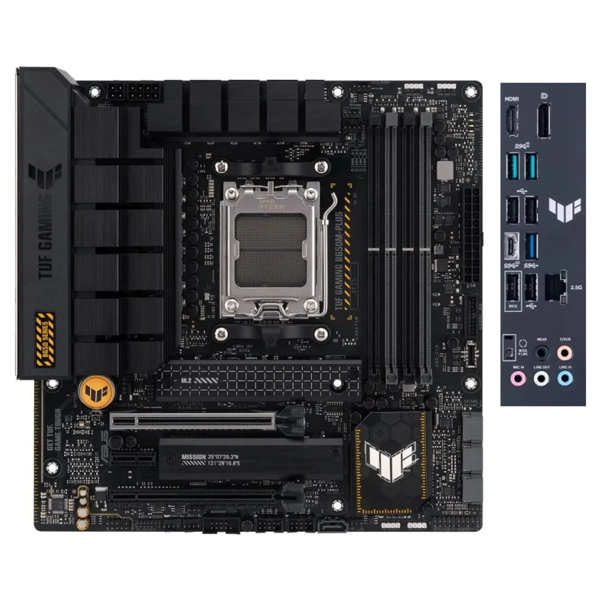 Материнська плата Asus TUF Gaming B650M-Plus Socket AM5 - мініатюра 7