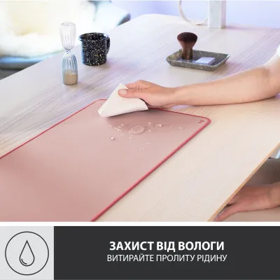 Килимок для мишки Logitech Desk Mat Studio Series Darker Rose (956-000053) - мініатюра 4