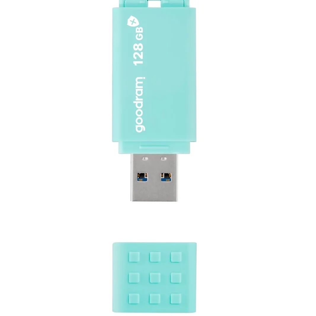 Флеш-накопичувач USB3.2 128GB Goodram UME3 Care Green (UME3-1280CRR11) - зображення 1