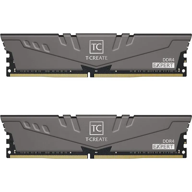 Модуль пам`яті DDR4 2x8GB/3200 Team T-Create Expert Gray (TTCED416G3200HC16FDC01) - зображення 1