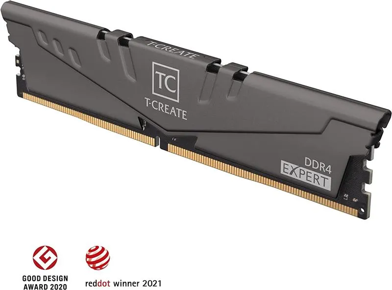 Модуль пам`яті DDR4 2x8GB/3200 Team T-Create Expert Gray (TTCED416G3200HC16FDC01) - мініатюра 2