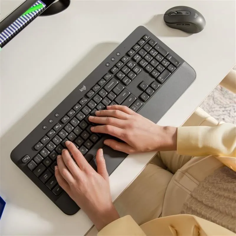 Клавiатура бездротова Logitech Signature K650 US Graphite USB (920-010945) - мініатюра 7