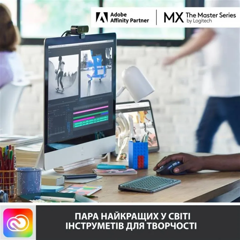 Клавіатура бездротова Logitech MX Keys Mini Wireless Illuminated UA Pale Gray (920-010499) - мініатюра 9