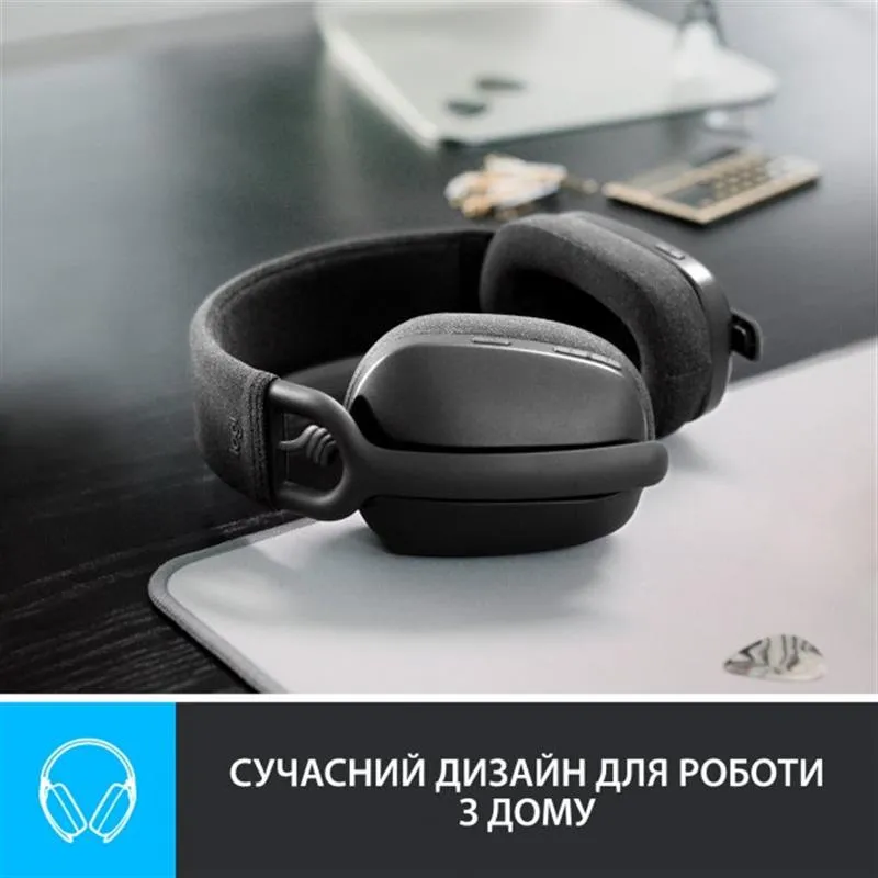 Bluetooth-гарнітура Logitech Zone Vibe 100 Wireless Graphite (981-001213) - мініатюра 11