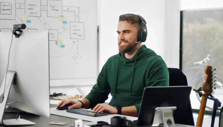 Bluetooth-гарнітура Logitech Zone Vibe 100 Wireless Graphite (981-001213) - мініатюра 9