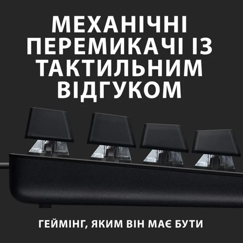 Клавiатура Logitech G413 TKL SE Corded Mechanical Gaming Keyboard Black (920-010446) - мініатюра 6