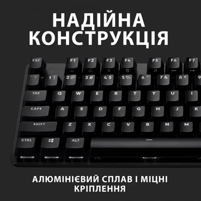 Клавiатура Logitech G413 TKL SE Corded Mechanical Gaming Keyboard Black (920-010446) - мініатюра 8