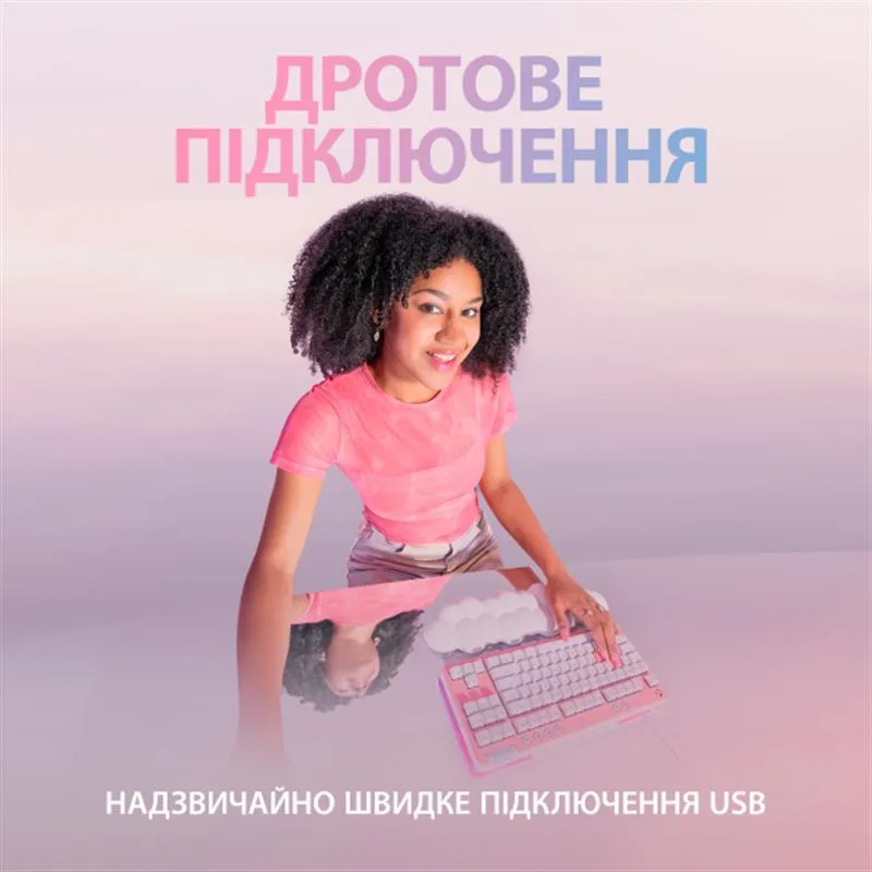 Клавiатура Logitech G713 Tactile White (920-010422)  - мініатюра 4