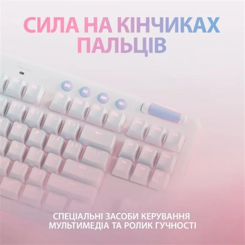Клавіатура бездротова Logitech G715 Tactile White (920-010465) - мініатюра 5