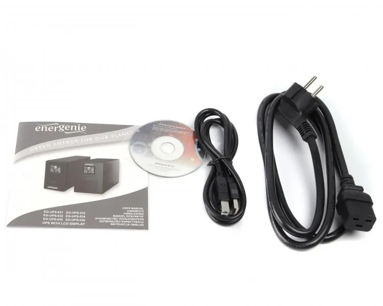 Джерело безперебійного живлення EnerGenie EG-UPS-036 3000VA - мініатюра 4