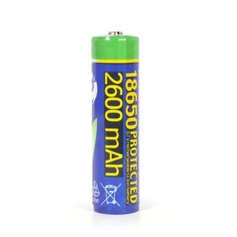 Аккумулятор EnerGenie 18650 Li-Ion 2600 mAh BL 1шт - мініатюра 2