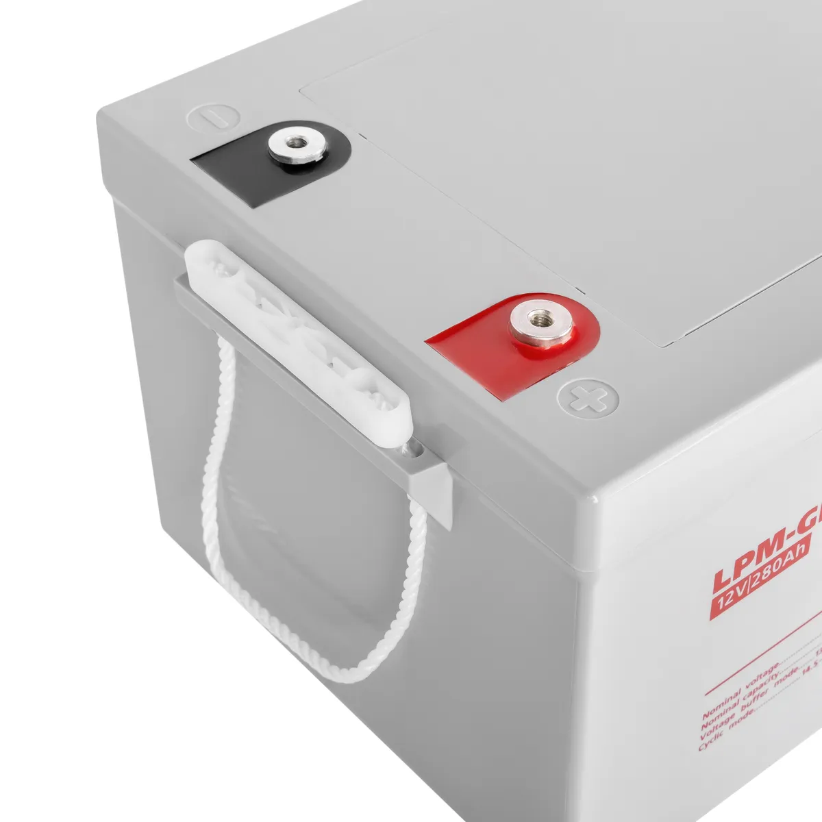 Акумуляторна батарея LogicPower 12V 280AH (LPM-GL 12 - 280 AH) GEL - мініатюра 5