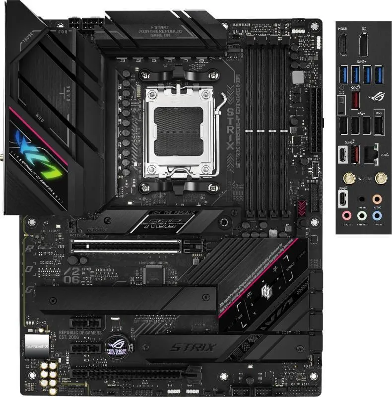 Материнська плата Asus ROG Strix B650E-F Gaming WiFi Socket AM5 - мініатюра 2