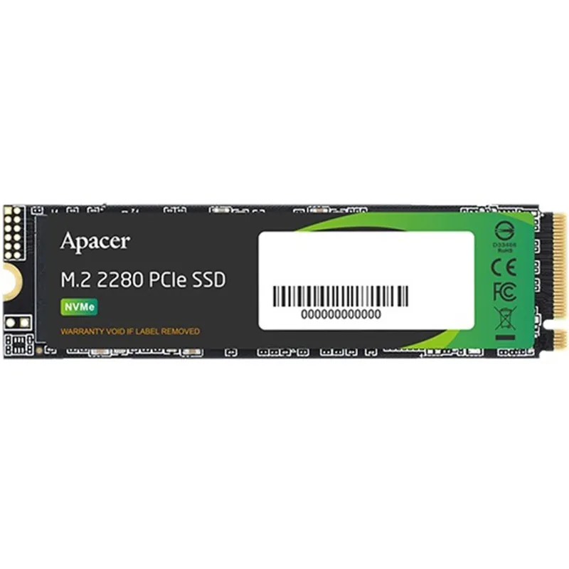 Накопичувач SSD  512GB Apacer AS2280P4X M.2 PCIe 3.0 3D TLC (AP512GAS2280P4X-1) - зображення 1