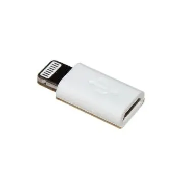 Перехідник Sumdex micro USB - Lighting (F/M), White (ADP-1001WT) - зображення 1