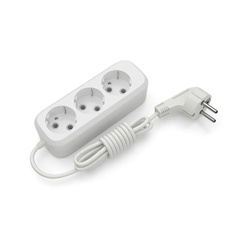 Подовжувач блоковий (ABS) Electrum 3 гнізда 5м із заземленням C-ES-1812 - зображення 1