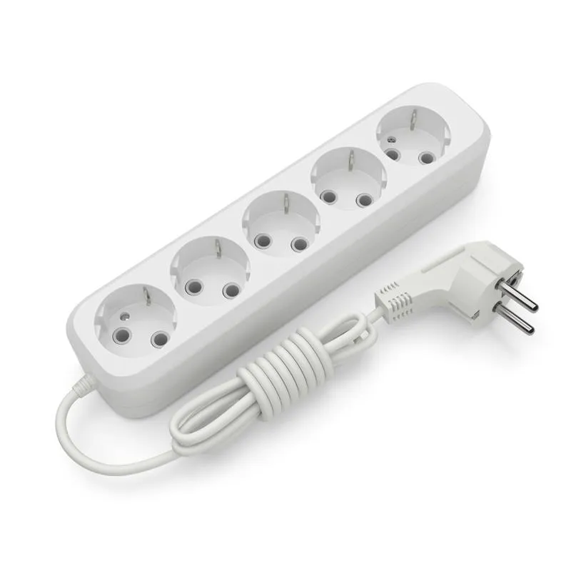 Подовжувач блоковий (ABS) Electrum 5 гнізд 3м із заземленням C-ES-1793 - зображення 1