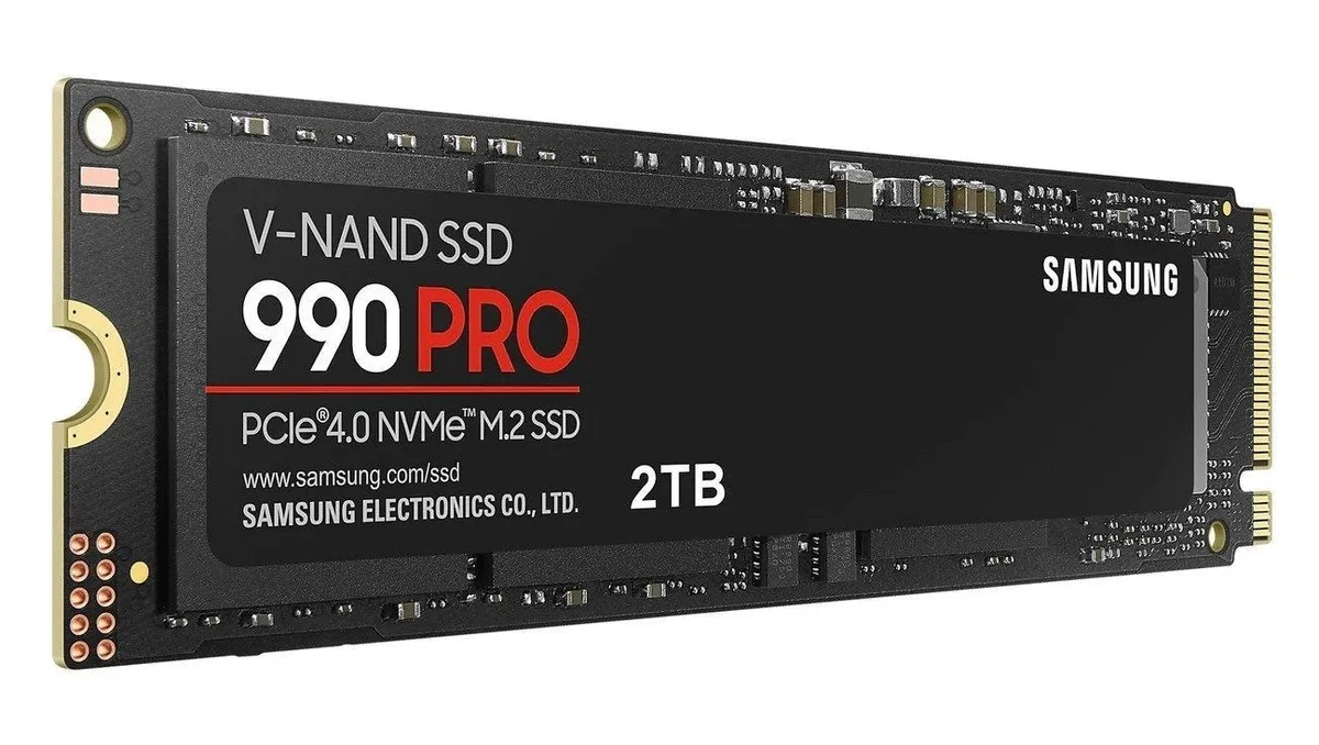 Накопичувач SSD  2ТB Samsung 990 PRO M.2 2280 PCIe 4.0 x4 NVMe V-NAND TLC (MZ-V9P2T0BW) - зображення 1