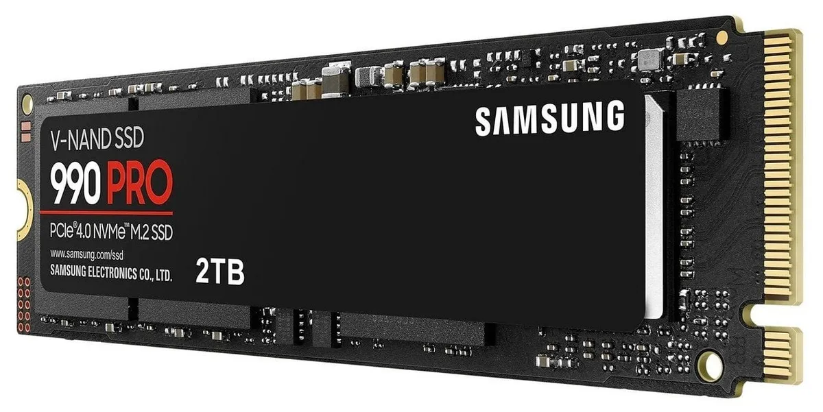Накопичувач SSD  2ТB Samsung 990 PRO M.2 2280 PCIe 4.0 x4 NVMe V-NAND TLC (MZ-V9P2T0BW) - мініатюра 3