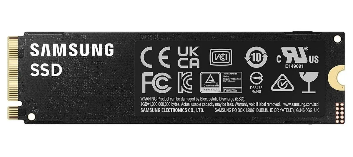 Накопичувач SSD  2ТB Samsung 990 PRO M.2 2280 PCIe 4.0 x4 NVMe V-NAND TLC (MZ-V9P2T0BW) - мініатюра 5