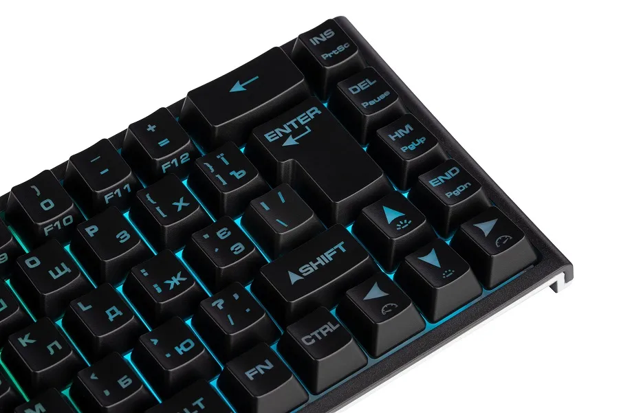 Клавіатура 2E Gaming KG350UBK RGB Ukr Black (2E-KG350UBK) - мініатюра 3
