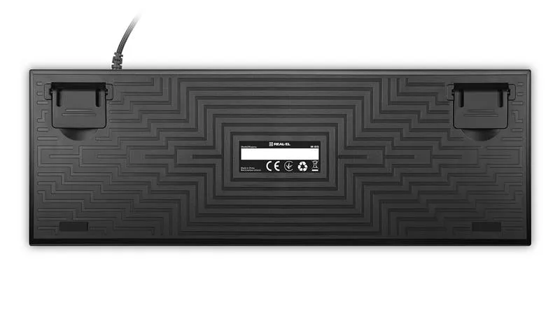 Клавіатура REAL-EL M 05 Grey USB - мініатюра 8