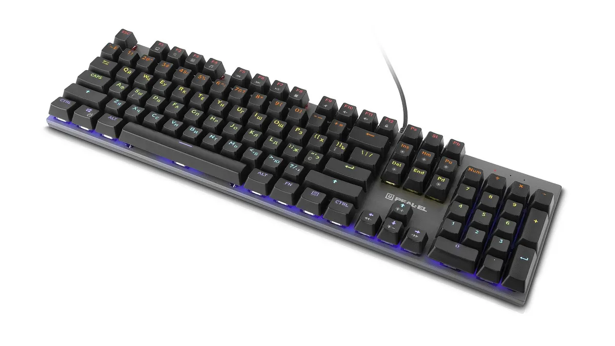 Клавіатура REAL-EL M 13 Grey USB - мініатюра 6