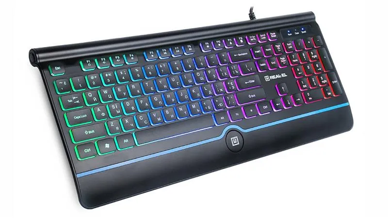 Клавіатура REAL-EL Comfort 8000 Backlit Ukr Black - мініатюра 2