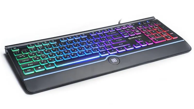 Клавіатура REAL-EL Comfort 8000 Backlit Ukr Black - мініатюра 3