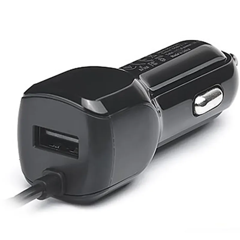 Автомобільний зарядний пристрій REAL-EL CA-15 (2USB, 2.1A) Black + кабель microUSB - мініатюра 8