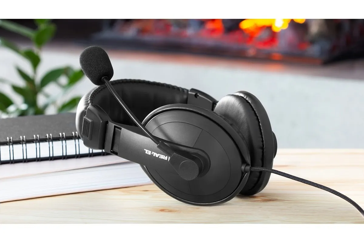 Гарнітура REAL-EL GD-750MV Black - мініатюра 10
